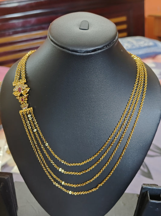 FOUR LAYER LAKSHMI HARAM